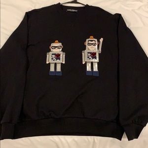 Men’s dolce and gabbana robot sweatshirt